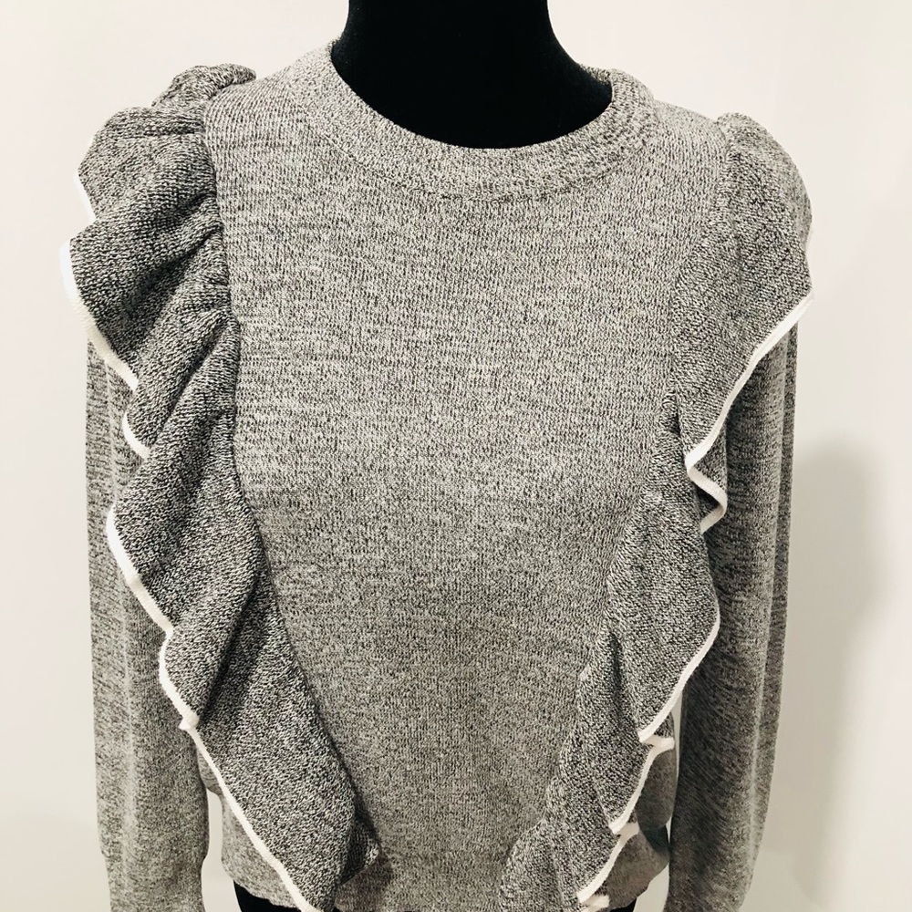 Topshop Ruffle Sweater - Picture 5 of 12